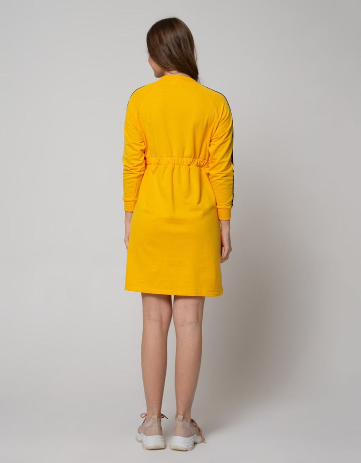 Nevada Long Sleeve Midi Dress Zipper