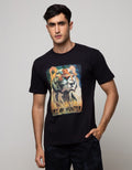 T Zone Short Sleeve T-Shirt Fotoprint Animal Dream Hunter