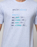 T Zone Short Sleeve T-Shirt Print Graphic Theme Comp Coding
