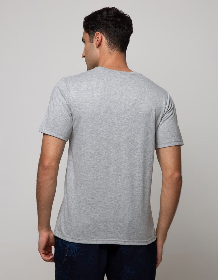 T Zone Short Sleeve T-Shirt Print Graphic Theme Comp Flocking