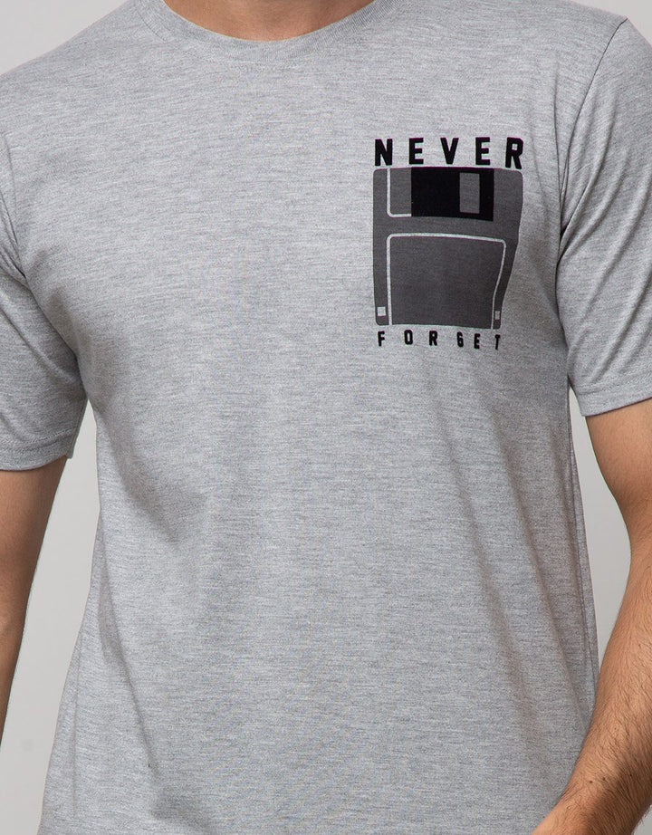 T Zone Short Sleeve T-Shirt Print Graphic Theme Comp Flocking