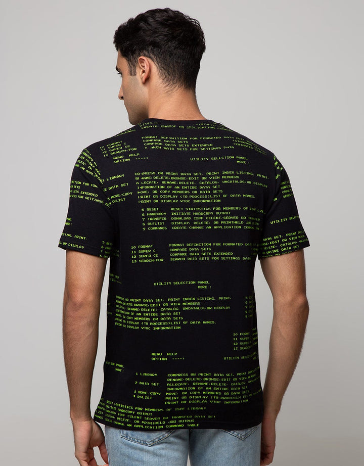 T Zone Short Sleeve T-Shirt Print Graphic Theme Comp Fullprint