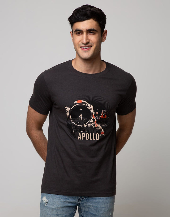 T Zone Short Sleeve T-Shirt Photoprint Astronout Coll Apollo