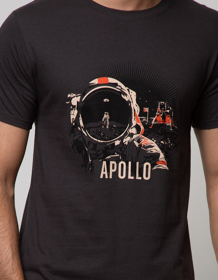 T Zone Short Sleeve T-Shirt Photoprint Astronout Coll Apollo