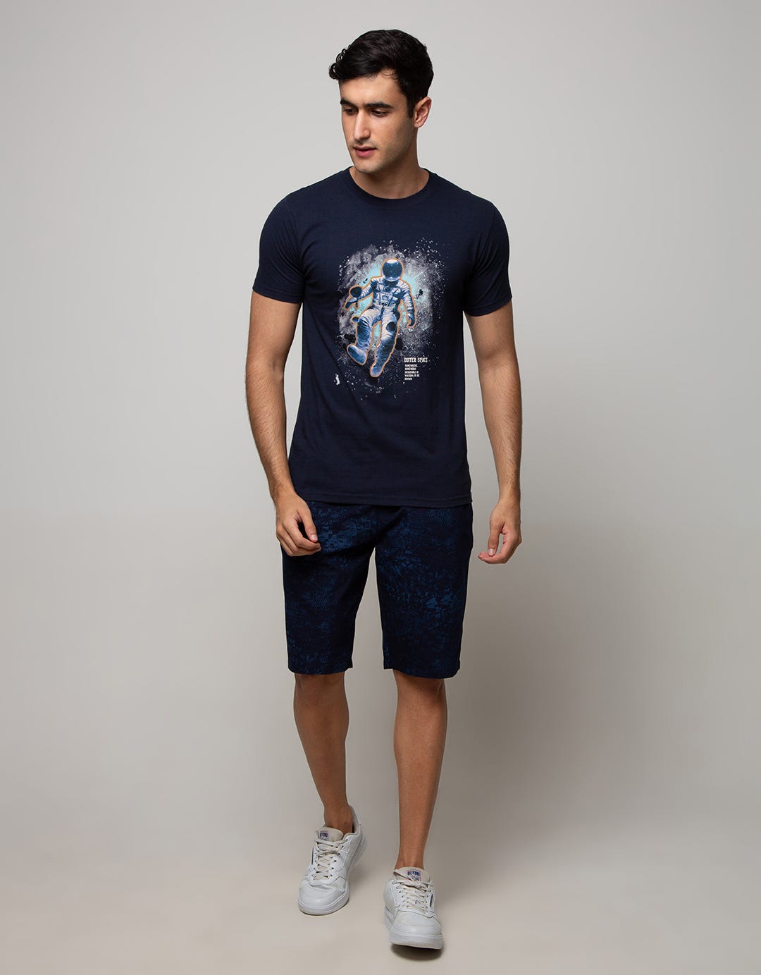 T Zone Short Sleeve T-Shirt Photoprint Astronout Coll