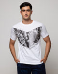 T Zone Short Sleeve T-Shirt Photoprint City Cevron Graphic