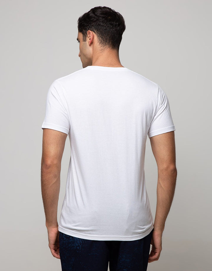 T Zone Short Sleeve T-Shirt Photoprint City Cevron Graphic
