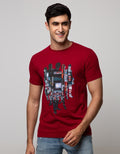 T Zone Short Sleeve T-Shirt Photoprint City Japan