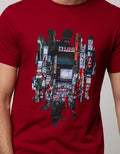 T Zone Short Sleeve T-Shirt Photoprint City Japan