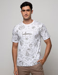 T Zone Short Sleeve T-Shirt Print Ind Food Fullprint