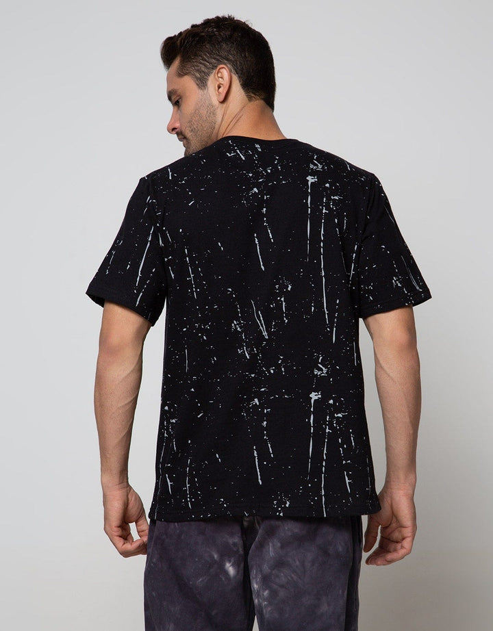 T Zone Short Sleeve T-Shirt Print Aop Thema Abstract