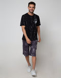 T Zone Short Sleeve T-Shirt Print Aop Thema Abstract