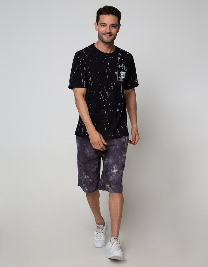 T Zone Short Sleeve T-Shirt Print Aop Thema Abstract
