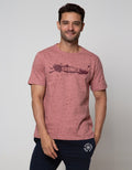 T Zone Short Sleeve T-Shirt Print Thema Abstract