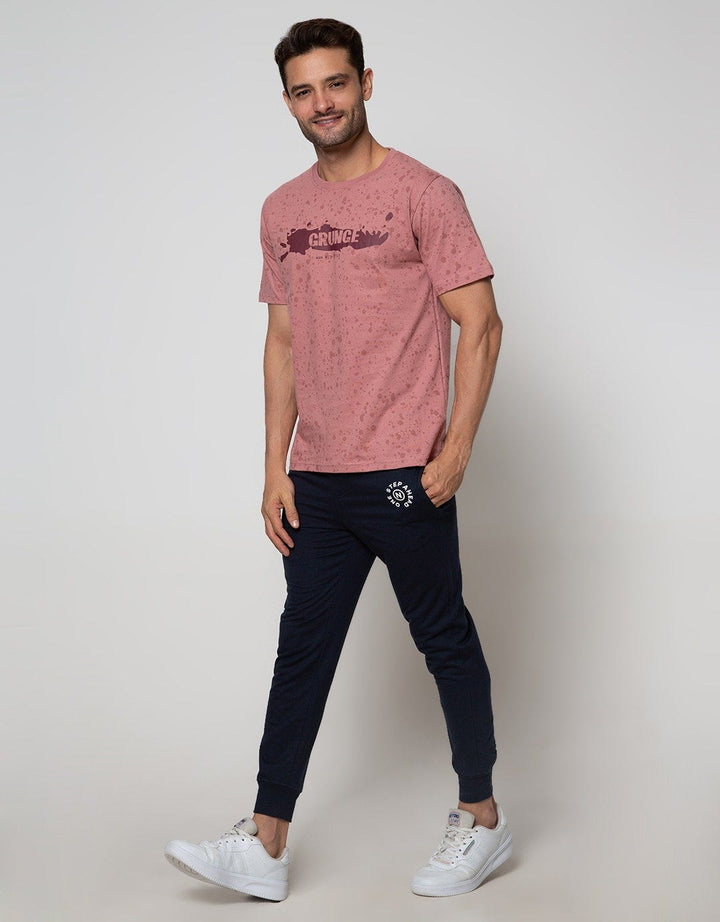 T Zone Short Sleeve T-Shirt Print Thema Abstract