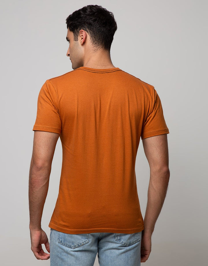 T Zone Short Sleeve T-Shirt Photoprint Animal Tiger