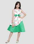 Donita Flower Print Dress for Girls