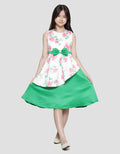 Donita Flower Print Dress for Girls