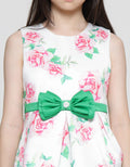 Donita Flower Print Dress for Girls