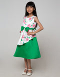 Donita Flower Print Dress for Girls