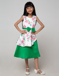 Donita Flower Print Dress for Girls