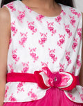 Donita Children's Party Dress Flower Embroidery Skirt Tille