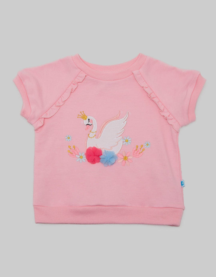 Pipiniko Short Sleeve T-Shirt Short Sleeve Swan