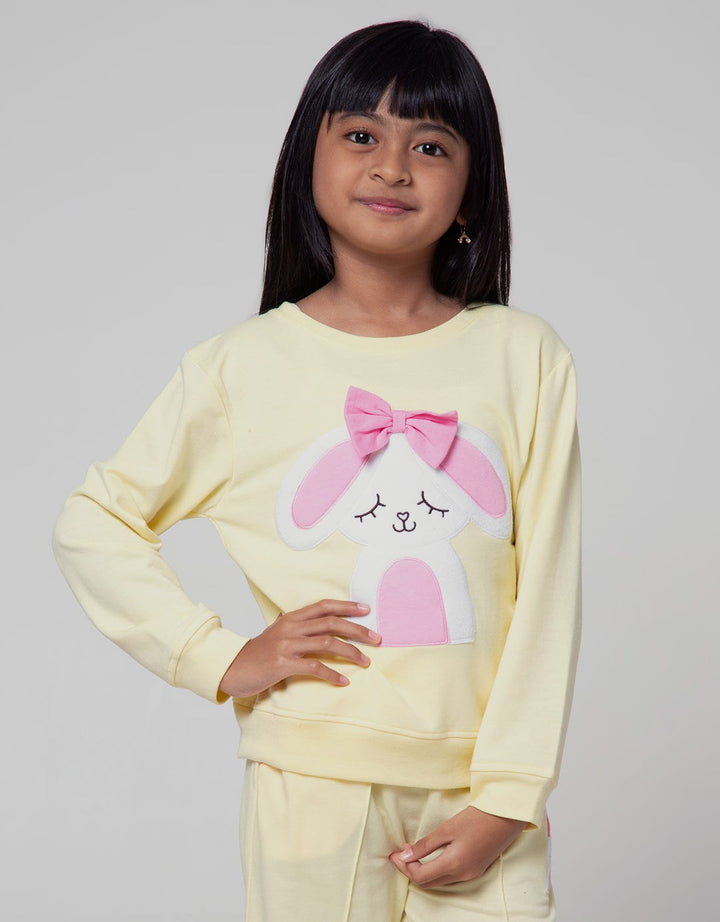 Little M Sweatshirt Aplikasi Bunny
