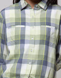 Nevada Long Sleeve Shirt Top Rayon Check
