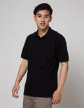 Cole Short Sleeve Polo Shirt Basic Solid Jaquard Collar
