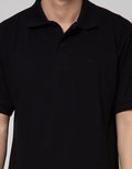 Cole Short Sleeve Polo Shirt Basic Solid Jaquard Collar