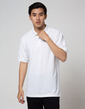 Cole Short Sleeve Polo Shirt Basic Solid Jaquard Collar