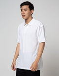 Cole Short Sleeve Polo Shirt Basic Solid Jaquard Collar