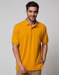 Cole Short Sleeve Polo Shirt Basic Solid Jaquard Collar