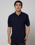 Cole Short Sleeve Polo Shirt Basic Solid Jaquard Collar