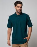 Cole Short Sleeve Polo Shirt Basic Solid Jaquard Collar