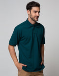Cole Short Sleeve Polo Shirt Basic Solid Jaquard Collar
