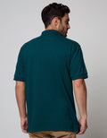 Cole Short Sleeve Polo Shirt Basic Solid Jaquard Collar