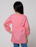 Little M Long Sleeve Shirt Embro Tangan Balon