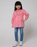 Little M Long Sleeve Shirt Embro Tangan Balon