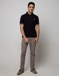 Watchout Jeans T-Shirt Stripe In Sleeve