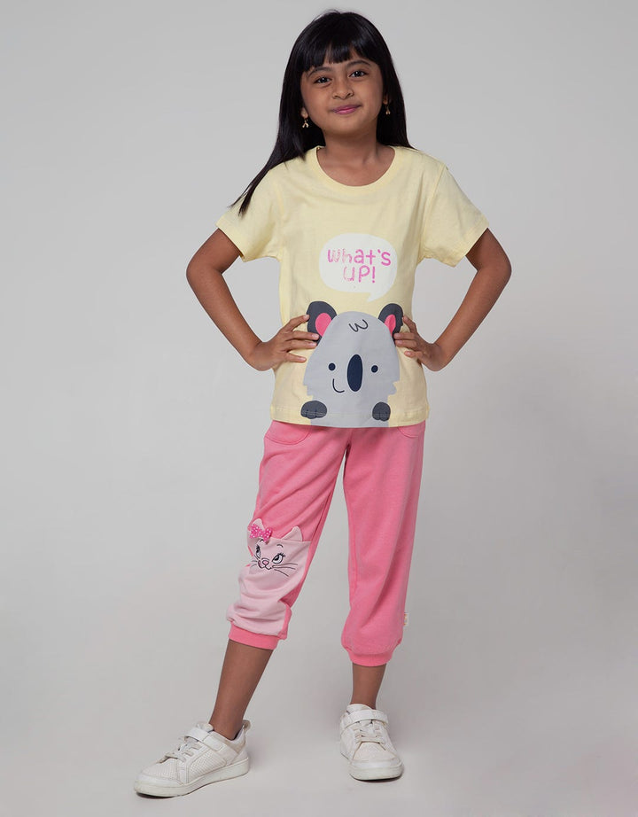 Little M Jogger Cut N Sewn Cat Sebelah