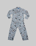Kidz Too Top - Bottom Set Piyama Kancing Soccer 4