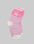 Pipiniko Socks Garis-Garis Bunny Long