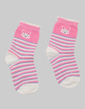 Pipiniko Socks Garis-Garis Bunny Long