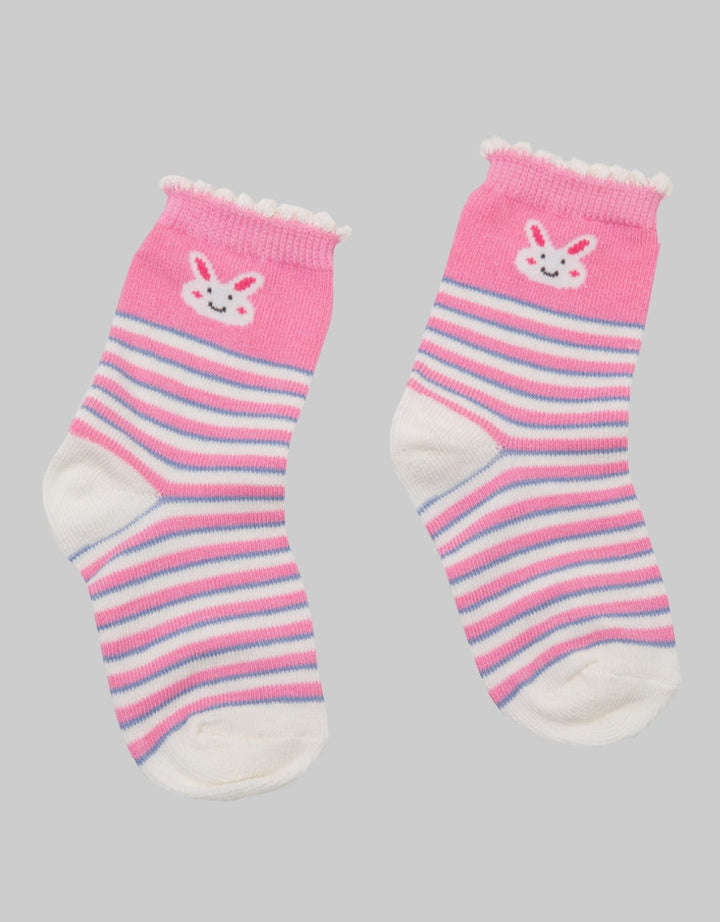 Pipiniko Socks Garis-Garis Bunny Long