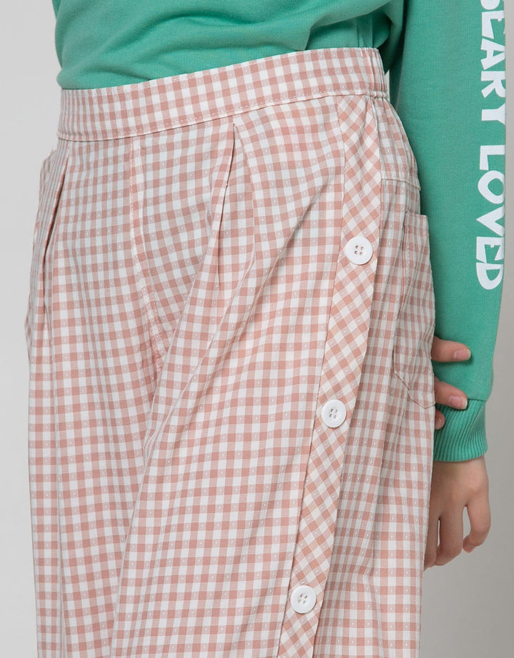 Nevada Small Box Culottes With Side Button 
