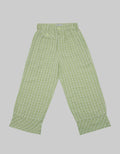 Nevada Embossed Check Culottes Pants With Small