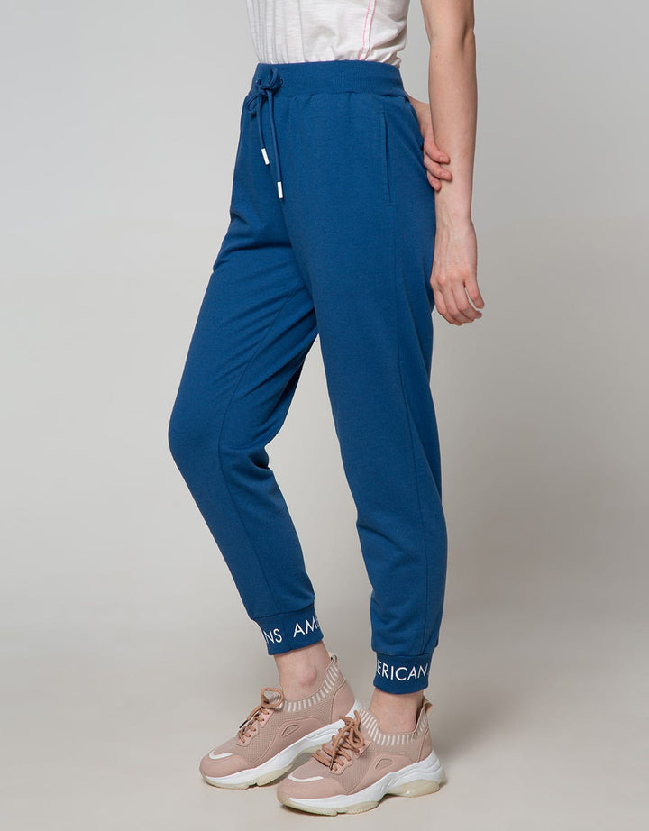 American Jeans Jogger Pants Bottom Rib Branding