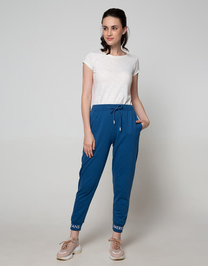 American Jeans Jogger Pants Bottom Rib Branding